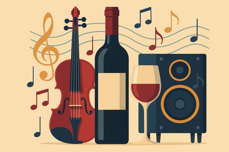 Musik gehört zum Wein ganz natürlich dazu